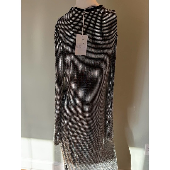 Mach & Mach Crystal Bow & Glass-Embroidered Gown. Size 40 (US 8) - Picture 9 of 13